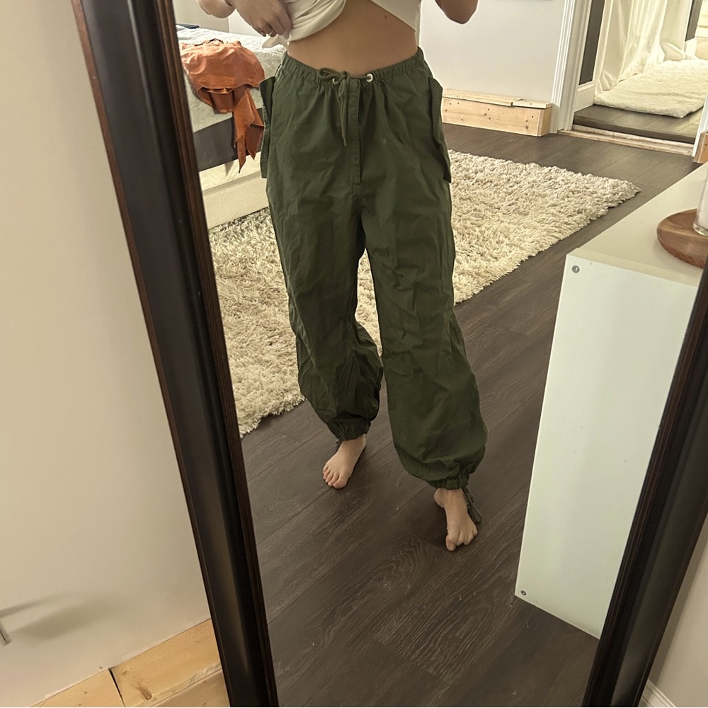 Green Poncho Pants